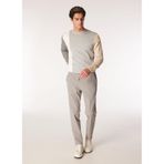 E 4.0 Design Studio x Fabrika Bağlamalı Bel Normal Paça Chino Pantolon, 52, 5003183952, Gri, Erkek