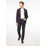 E 4.0 Design Studio x Fabrika Lacivert Erkek Dar Paça Düşük Bel Slim Fit Chino Pantolon F3WM-PNT F 13 - 46