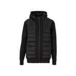 E 4.0 Design Studio X Fabrika Siyah Erkek Kapüşon Basic Kapitone Mont F4Wm-Mnt F50 Beden: Xl, Standart, M