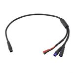 E-Bike Motor Hız Sensörü Adaptör Kablosu Bafang M500 G520 G521 için, 40Cm 1-To-3 Ayırıcı Tel, Arka Lambası Bağlantısı, Kauçuk ve Metal Yapı için