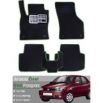 E-BİZ Fiat Albea (2006-2012) Uyumlu Eva Paspas Tam Set–araca Özel,su Geçirmez,kolay Montaj - Siyah - Yeşil