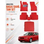 E-BİZ Jaguar X-Type (2001-2009) Araca Özel Eva Oto Paspas Seti Topukluk Bagaj Dahil Tam Set - Kırmızı