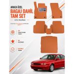 E-BİZ Jaguar X-Type (2001-2009) Araca Özel Eva Oto Paspas Seti Topukluk Bagaj Dahil Tam Set - Taba