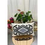 e-Bizz Store Punch Nakışlı 1 Adet Kırlent Kılıfı