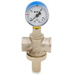 E.C.A 1" Basınç Düşürücü Valf Manometreli Pistonlu 602111042