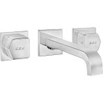 E.C.A 102106667 Royal 3 Delikli Duvardan L Çıkış 3'lü Ankastre Lavabo Bataryası