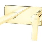 E.C.A 102867606-K Luna Rozetli Altın Ankastre Lavabo Bataryası