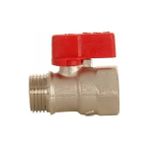E.C.A 3/4" Mini Küresel Valf Kırmızı Iç Dış Vida 102122029