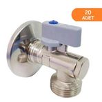 E.C.A 602111059 Filtreli 1/2 20 Adet Çamaşır Bulaşık Makinası Musluğu