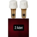 E.c.a 602120624 Termostatik Radyatör Petek Vanası Içi Ventil 41.3mm 2'li (Kompakt Tip Panel Radyatörler Için)