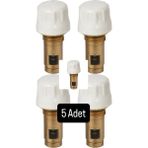 E.c.a 602120624 Termostatik Radyatör Petek Vanası Içi Ventil 41.3mm 5'li (Kompakt Tip Panel Radyatörler Için)