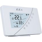 E.C.A Eca Poly Touch 400W Kablosuz Oda Termostatı Beyaz Dijital Kontrol Paneli ile Yüksek Performans - 1