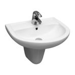 E.C.A EN01+2822 Serel Etna 46x56 cm Yarım Ayaklı Lavabo