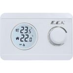 E.C.A. Poly 100W Kablosuz Oda Termostatı – Uzaktan Ölçüm, Büyük LCD Ekran, On-Off Kontrol ve Alarm Özelliği