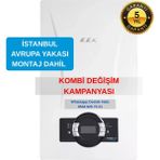 E.C.A. Proteus Premix 24KW Tam Yoğuşmalı Kombi Hermetik Baca ile Enerji Tasarruflu Montaj Hizmeti Dahil