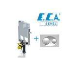 E.C.A Serel Smooth Asma Klozet Gömme Rezervuar ve Panel