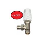 E.c.a Trv4 Termostatik Radyatör Vanası Pex 4 Adet