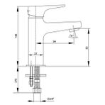 E.C.A  Zafir 2102108950 Lavabo Bataryası
