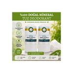 E-DOĞAL MARKET DOĞAL KAYA TUZU Doğal Kristal Tuz İçeren Roll-on Stick 60gr (Tuz Taşı) 2'li