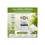 E-DOĞAL MARKET DOĞAL KAYA TUZU Doğal Kristal Tuz İçeren Roll-on Stick 60gr Unisex