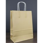 e ERTA Gold Renkli Kraft Çanta 25X31 cm 5 Adet Hediye Poşeti , Hediye Paketi , Kraft Kağıt Çanta - 25 x 31 cm - Altın