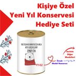 E-Hediyeci Kişiye Özel Yılbaşı Sürpriz Konservesi Arkadaşa, Sevgiliye, Aileye Mini Hediye Kutusu - (100 Yeni Yıl Model)