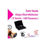 E-Hediyeci Kitap Mührü, Kitap Kaşesi, Kişiye Özel Hediyelik Mühür, İsimli Mühür F Serisi (100 Model)
