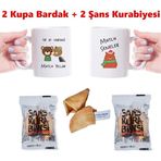 E-Hediyeci Sevgiliye, Eşe, En İyi Arkadaşa Sevimli Yılbaşı Hediyesi, Yılbaşı Hediyeleri, Yeni Yıl Hediyesi 2 adet Şans Kurabiyesi
