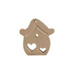 E Hobici Ahşap Ev 18MM (Mdf) Obje K-379