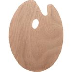 E Hobici Ahşap Palet Oval 28X33 cm