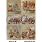 E Hobici Cenova Art Dekupaj Kağıdı 048 - Renkli