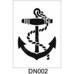 E Hobici Deniz Temalı Desen Stencil Şablon 35 x 50 cm DN-002