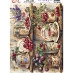 E Hobici Pirinç Dekopaj Kağıdı 30X42CM PT-3869 Fincan Mutfak - Karışık