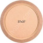 E Hobici Yuvarlak Tepsi Ahşap (Mdf) Obje T697