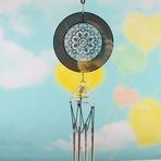 E-life shop Feng Shui Mandala Temalı Rüzgar Çanı Dış Mekan Bahçe Balkon Süsü Yeni Ev & Arkadaş Hediyesi 60 cm.