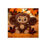 e-life shop İthal Kumaş Sesli Müzikli Sevimli Maymun Cheburashka Çeburaşka Figür Peluş Oyuncak Uyku & Oyun Arkad