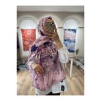 e.m ipek Florenza Desen Soft Şal - Pembe
