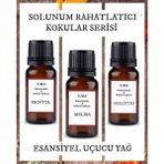 E.M.S Mentol, Melisa, Okaliptus Esansiyel Uçucu Buhurdanlık Yağı Difüzör Esansı 3 x 10 ml