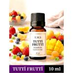 E.M.S TUTTİ FRUTTİ Esansiyel Uçucu Yağ Buhurdanlık Yağı Difüzör Esansı Oda Kokusu Esansı MUM ESANSI 10 ML