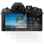 E-M10 Mark IV OLYMPUS OM-D E-M10 Mark IV III II Kamera için Temperli Cam Ekran Koruyucu, Olympus OM-D E-M10 Mark IV III II Kamera için Ultra Şeffaf Çizilmez Temperli Cam Kapak - 3 Paket