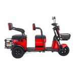 E-Mon Mona 3 Tekerlekli Elektrikli Motosiklet 180 kg Taşıma Kapasitesi ve 60V Batarya ile Güçlü Performans - Kırmızı