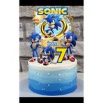 E-Quality Doğum günü Pasta Süsü Sonic