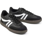 E Sport SİYAH BEYAZ ORTOPEDİK GÜNLÜK KADIN SNEAKER ORTOPEDİK AYAKKABI-254 - Siyah - Beyaz