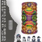 E-Taktik Çok Renkli Mandala Desenli Boyunluk Maske Baf Bandana - Standart - Sarı-YL113