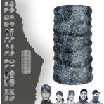 E-Taktik Etnik Desenli Boyunluk Maske Baf Bandana - Standart - Mavi/siyah