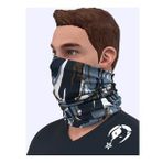 E-Taktik Extreme Antresit Kamuflaj Desenli Boyunluk Buff Bandana Saç Bandı Balaclava Yüz Maskesi
