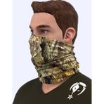 E-Taktik Extreme Avcı Kamuflaj Desenli Boyunluk Bandana Saç Bandı Balaclava Yüz Maskesi - Standart - Mavi