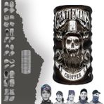 E-Taktik Extreme Beyaz Yazılı Chopper Boyunluk Bandana Baf Toka Maske Saçbandı - Standart - Siyah - Kırmızı
