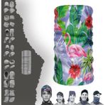 E-Taktik Extreme Pembe Flamingo Mor Tabanlı Boyunluk Bandana Baf Toka Maske Saçbandı - Standart