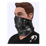 E-Taktik Extreme Siyah Kamuflaj Desenli Boyunluk Buff Bandana Saç Bandı Balaclava Yüz Maskesi